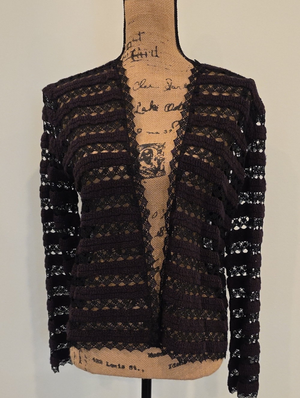 Chanel Braided Cashmere Cardigan
